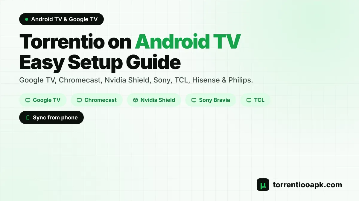 Torrentio Android TV and Google TV setup guide